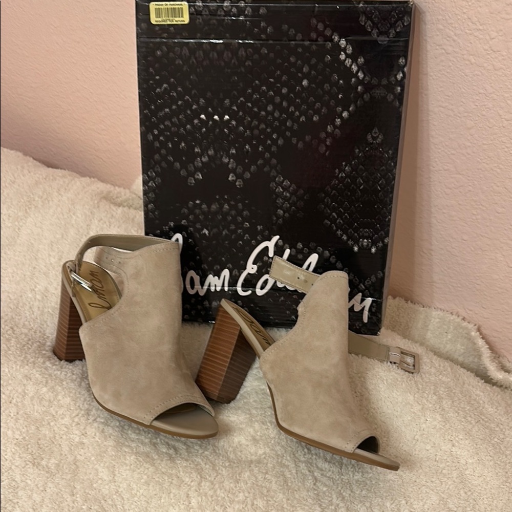 Sam Edelman Tan Stiletto Heels